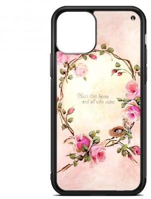 PRINTED Phone Cover FOR IPHONE 13 MINI A bird in its nest and roses and prayers