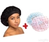 Smooth Satin Hair Bonnet/sleeping Hair Cap& Silk Hair Cap N+ a Shower Cap
