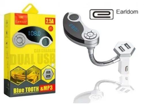 Earldom Car Charger Dual Usb - Et-m8 Bluetooth And Mp3
