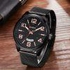 Curren 8236 Stainless Steel Strap Quartz Men Casual Analog Display Watch With Date - Gold, Black