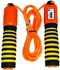Adjustable Jump Rope With Counter & Comfortable Handles - Orange