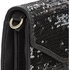 Calvin Klein H5JEU4JC Novelty Gifting Cross Body Bag for Women - Faux Leather, Black Sequin