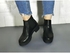 Black Leather Boots For Woman.