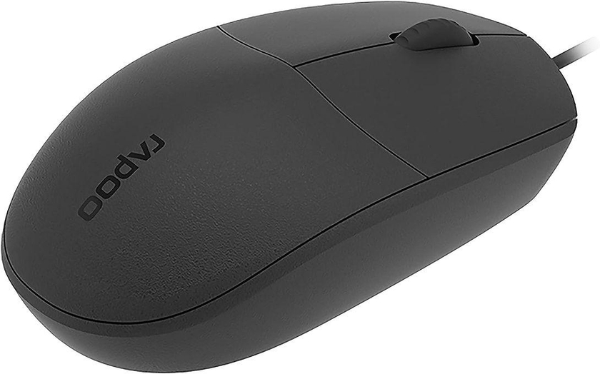 Rapoo N200 Usb Wired Mouse Black