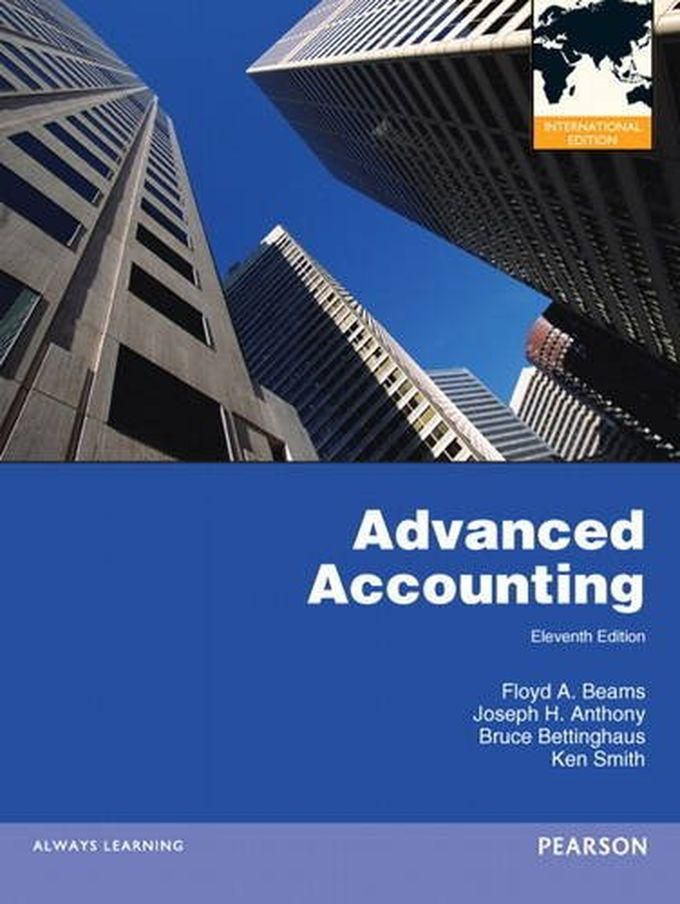 Pearson Advanced Accounting: International Version ,Ed. :11