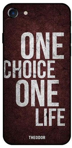 Protective Case Cover For Apple Iphone SE 2022 One Choice One Life