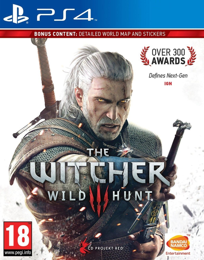 Bandai Namco Entertainment PS4 The Witcher 3 with Hearts of Stone Expansion Pack