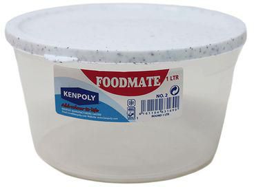 Kenpoly Round Food Mate 1 Litre Kenpoly (colour may vary)