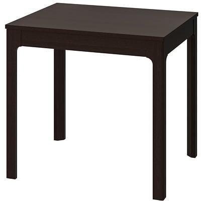 EKEDALEN Extendable table, dark brown