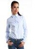 Fred Perry Green Label Women's Light Blue Long Sleeve Shirt with Dots S