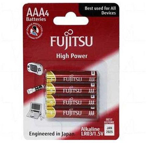 Fujitsu High Power Alkaline Battery AAA4