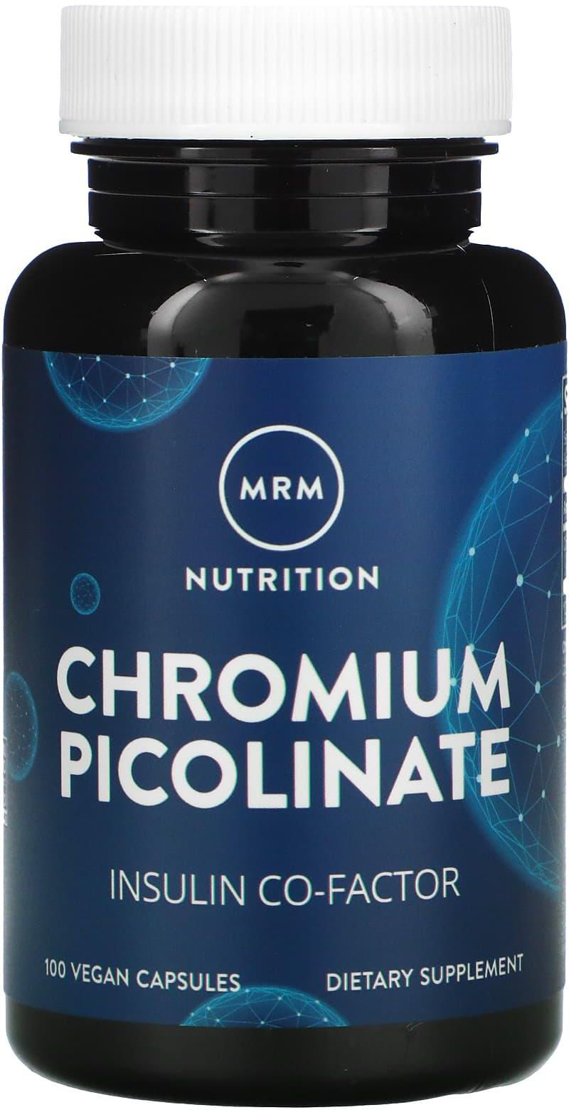MRM Nutrition‏, بيكولينات الكروم الثلاثي للتغذية، 200 ميكرو جرام، 100 كبسولة نباتية