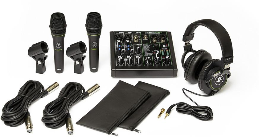 Buy Mackie Performer Bundle: 6 Channel Mixer with Effects & USB,  2 Dynamic Microphones, and Headphone -  Online Best Price | Melody House Dubai