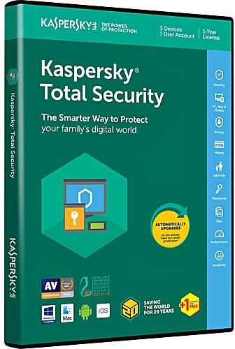Kaspersky Total Security MultiDevice 3 Devices +1 Free