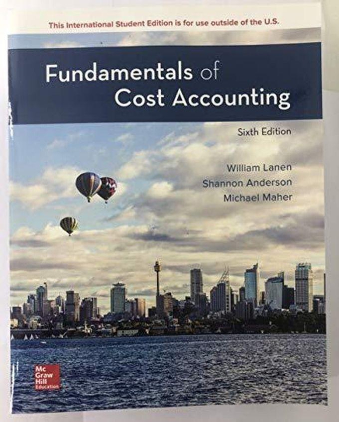 Mcgraw Hill Fundamentals of Cost Accounting Ed 6
