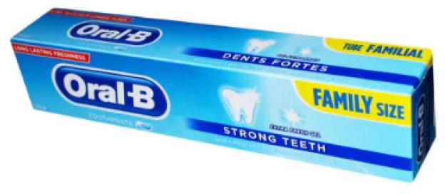 ORAL B STRONG TEETH EXTRA FRESH TOOTHPASTE 140G