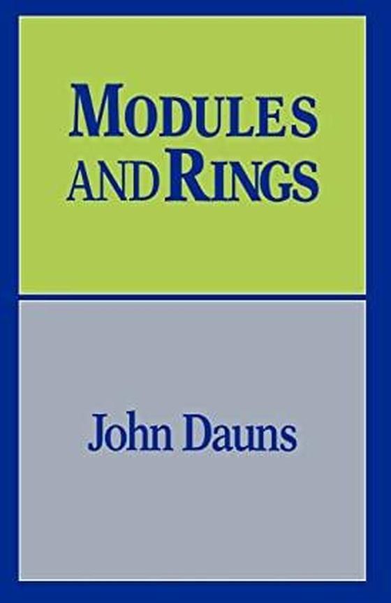 Cambridge University Press Modules and Rings ,Ed. :1