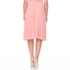 Boohoo Pink Polyester Pleated Skirt For Women