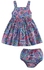 فستان رويال كحلي برسومات جميله من رالف لورين