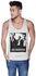 Creo The Hangover Movie Poster Printed Tank Top for Men - L, White