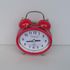 Clockamania OVAL Bell Alarm Clock - Red