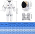 Astronaut Costume for Kids Space Pilot Jumpsuit with Helmet Pretend Dress up Role Play Set Birthday Gifts for Boys Girls
