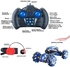 RC Cars, 1:12 Scale Large Gesture RC Car, 4WD 2.4G 25KM/H Fast Hand Controlled RC Car, All Terrains Double Sides Rotating Remote Control Car for Boys 4-12 with 2 Batteries Cool Light and Music