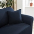 Deals For Less Luna Home Two Seater Sofa Cover, Plain Blue