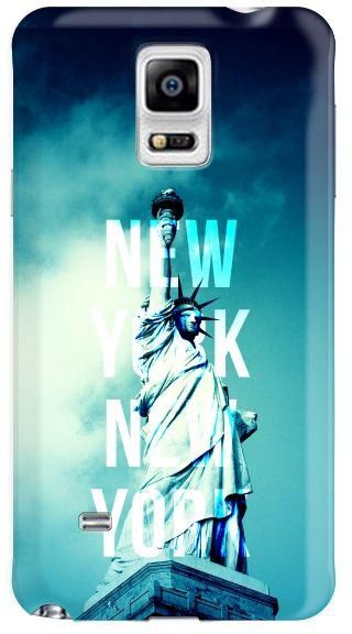 Stylizedd  Samsung Galaxy Note 4 Premium Slim Snap case cover Gloss Finish - New York New York