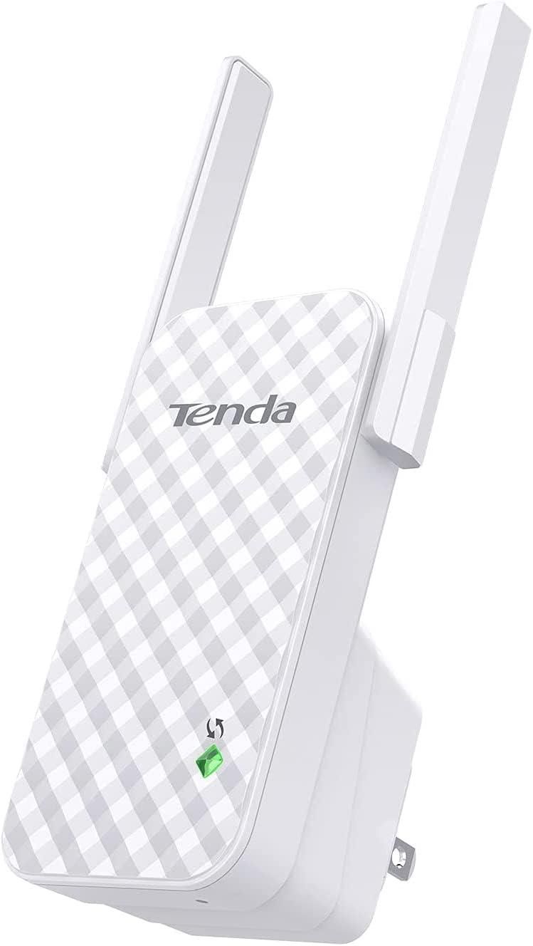 موسع نطاق الواي فاي العالمي مع هوائيين خارجيين من تيندا A9 N300 - أبيض