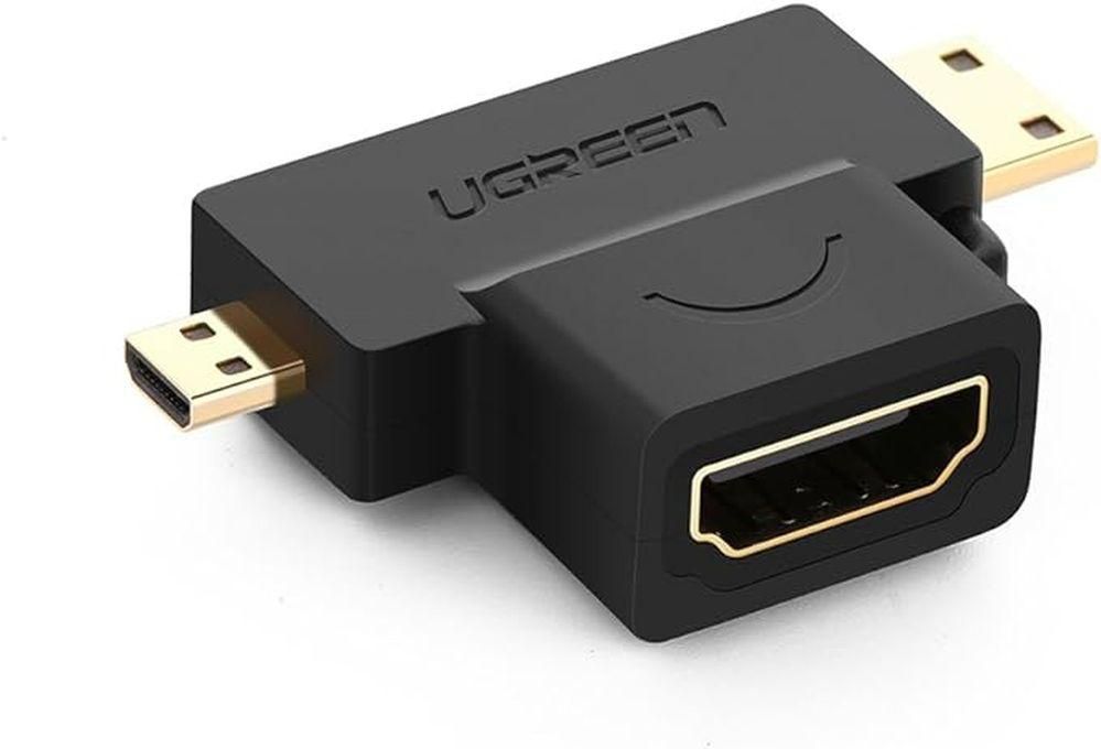 Ugreen Micro HDMI + Mini HDMI Male To HDMI Female Adapter