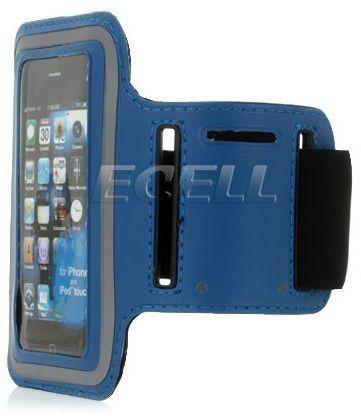Gym Sports Waterproof Armband Apple iPhone 4 , 4S , iPod Touch 4 Case Cover -(Blue)