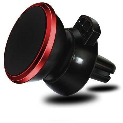 Universal Fashion 360 Rotation Car Magnetic Mount Air Vent Stand For Google Letv Sony Samsung IPhone (Red)