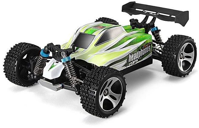 Generic WLtoys A959 - B 1 / 18 70km/h 4WD Off-road Vehicle 2.4G 540 Brushed Motor High Speed RC Car - Green