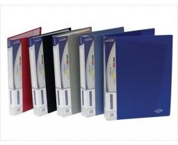 Clear Display Book, A4 Size, 80 Pockets, Assorted Colors