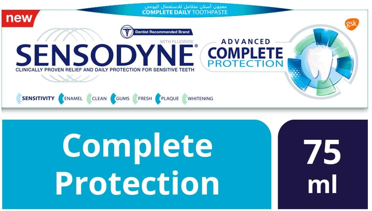 Sensodyne advanced complete protection toothpaste  75 ml