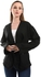 Esla Braided Trim Long Sleeves Jacket - Black