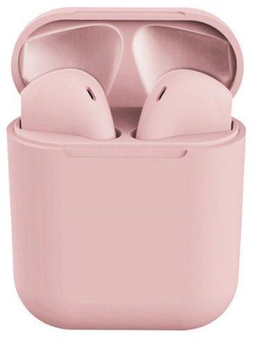 InPods12 Macaron Wireless Bluetooth 5.0 Touch Control Sports Earphones Earbuds-Pink