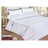 Satin Bed Sheet Set - 5 Pcs - Off White