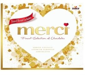 Merci Finest Selection Of Chocolates Heart 250g