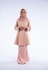 Motherchild Kurung Jacquard Kembang Kids Dress - 7 Sizes (Peach Pink)