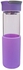 Arkman Glass Water Bottle - 550ml - Purple