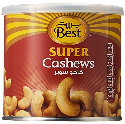 BEST SUPER CASHEWS CAN 110GM
