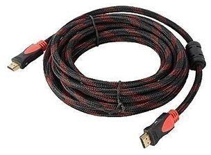 Generic HDMI Cable 5 Meters - Black & Red