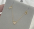 Two Initials & A Centre Charm Necklace