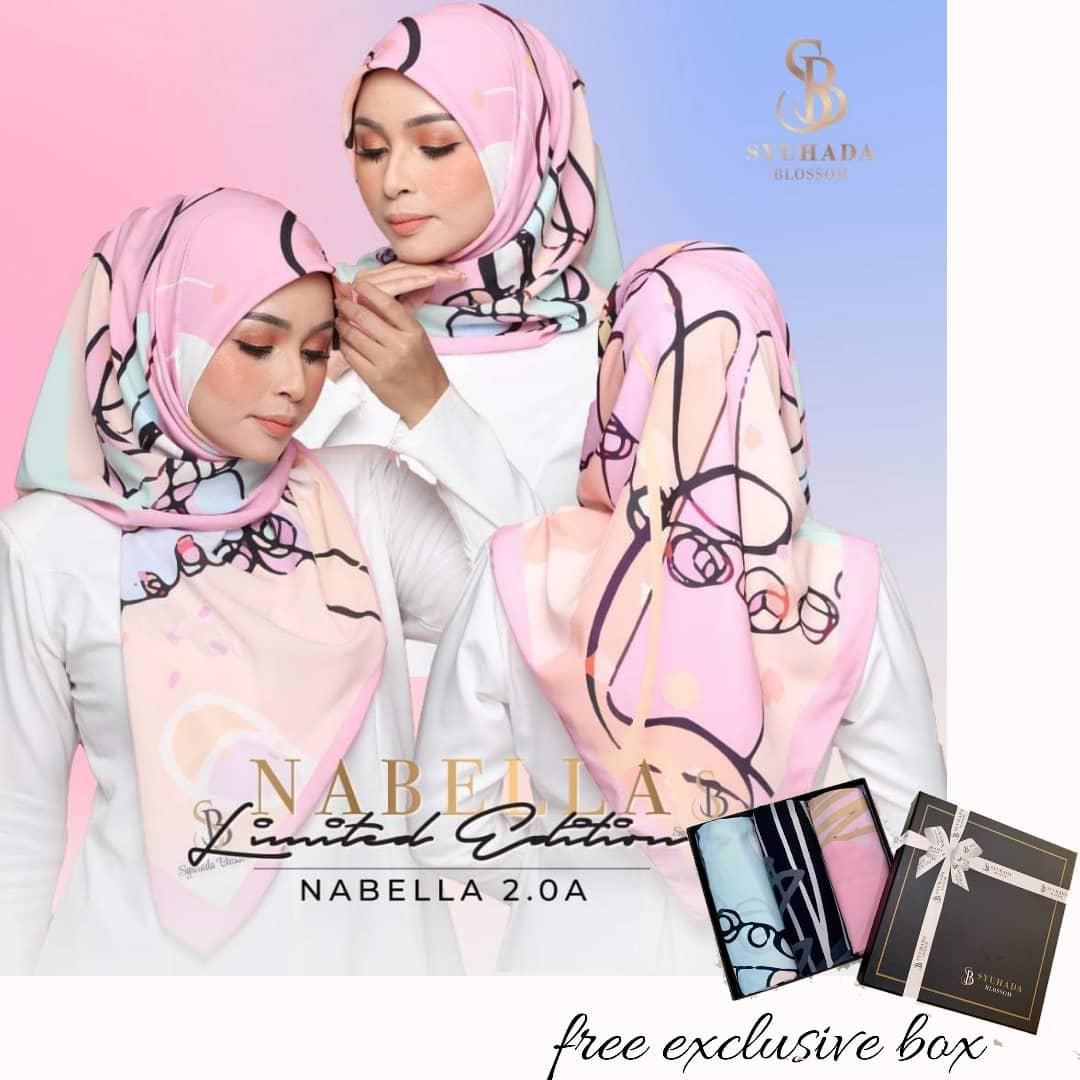 Muslimah Square Scarf Nabella LE A