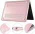 Compatible with MacBook Air 13.6 Inch Case 2022 & 2023 Release with A2681 M2 Chip - Plastic Hard Shell Case Cover (Pink)