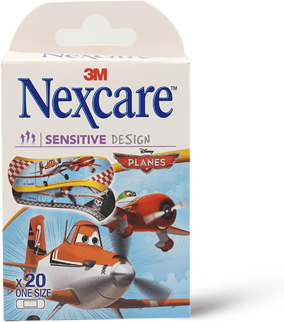 3M, Nexcare, Bandage, Sensitive, Planes - 20 Pcs