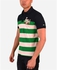 Town Team Striped Polo Shirt - Green