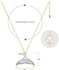 Aiwanto Necklace for Women&#39;s Golden Neck Chain